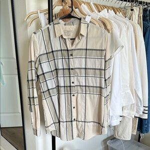 Burberry Beige Checkered Shirt